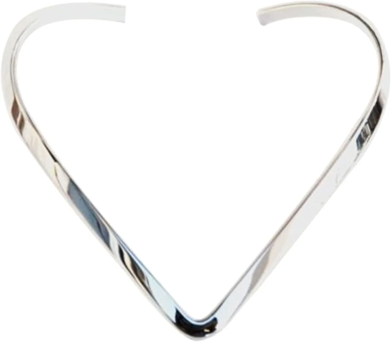 Fashion Jewelry Adjustable Shiny SILVER or GOLD V choker for Slides or Pendants