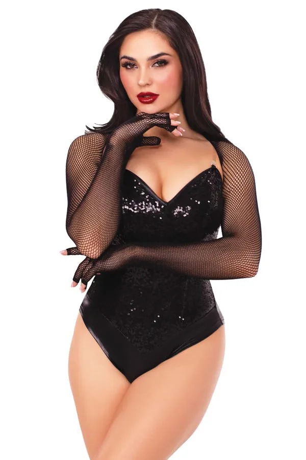 Fishnet Fingerless Gloved Shrug  Fierce, Flirty, and Festival-Ready