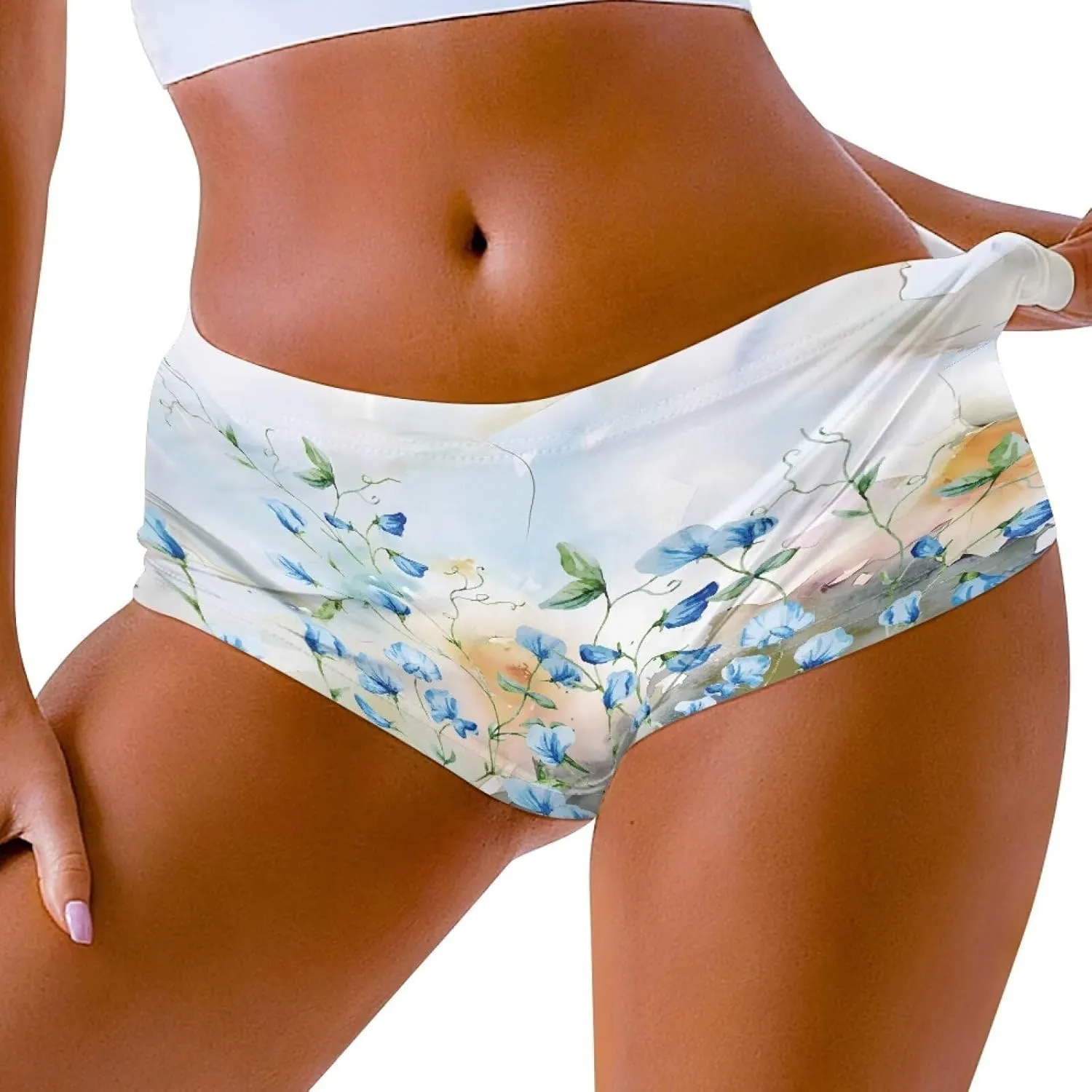 Flashideas Womens Butt Lifting High Waisted Booty Shorts Sexy Yoga Shorts Workout Shorts