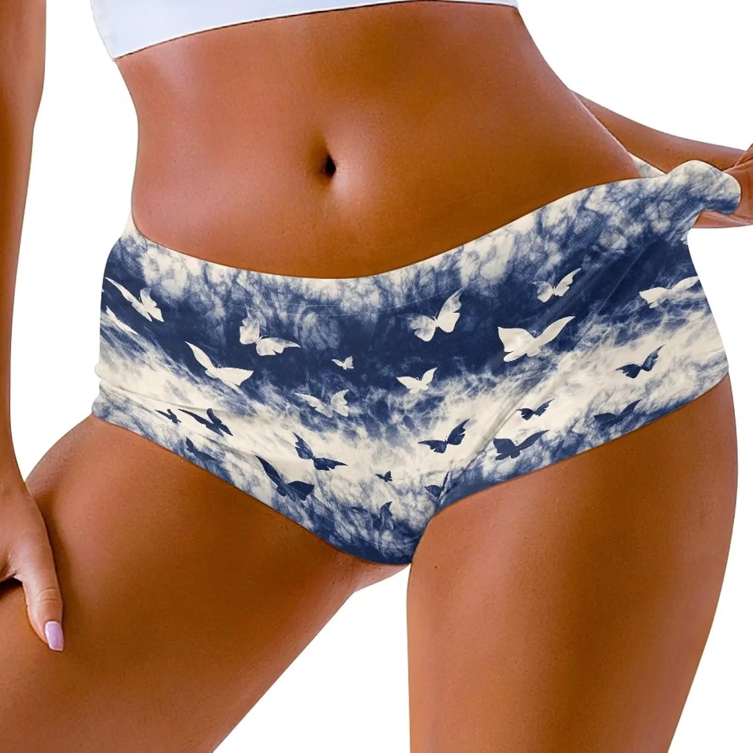 Flashideas Womens Butt Lifting High Waisted Booty Shorts Sexy Yoga Shorts Workout Shorts