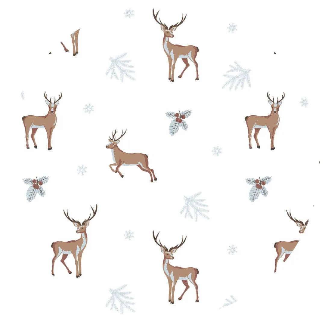 Floret Quilted Blanket | Reindeer