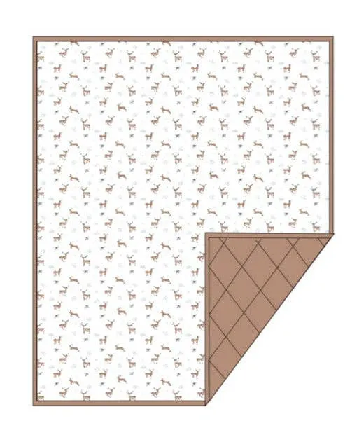 Floret Quilted Blanket | Reindeer
