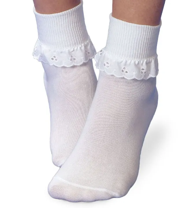 Girls Eyelet Lace | 1 Pair