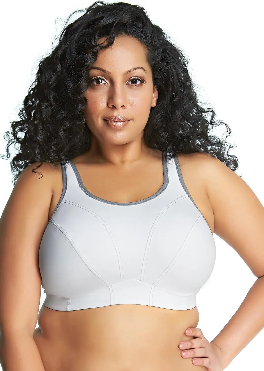 GODDESS Women's Wireless Soft Cup Sports Bra