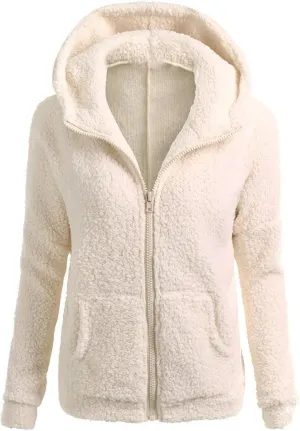 GOFULY Womens Hoodies Zip Up Lightweight Fleece Lined Sherpa Jacket Western Fall Winter Coats With Pockets Solid Outfits 2024