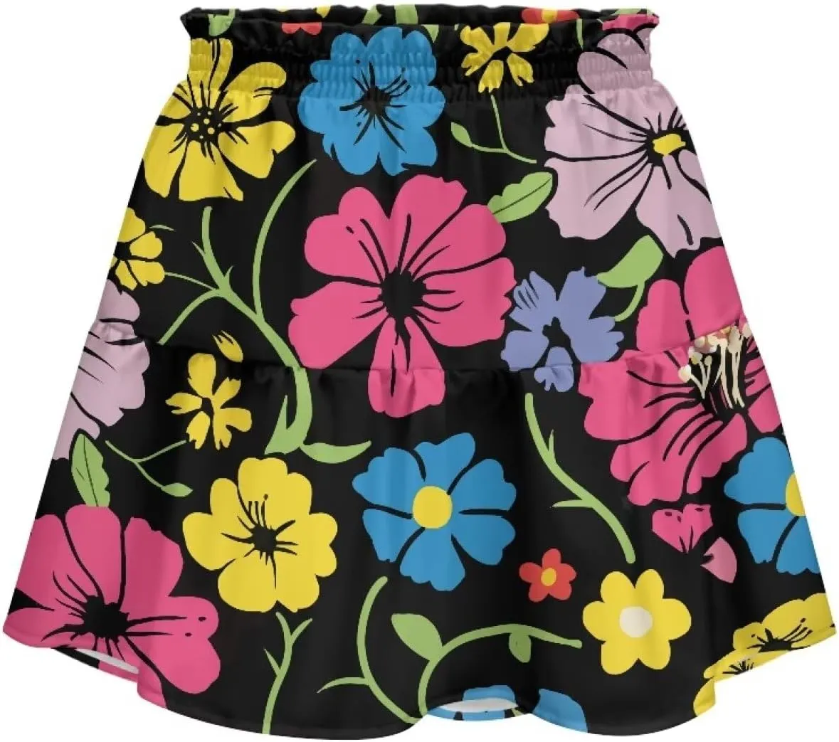Golf Skirts for Women Tummy Control High Waist Tiered Mini Skirt