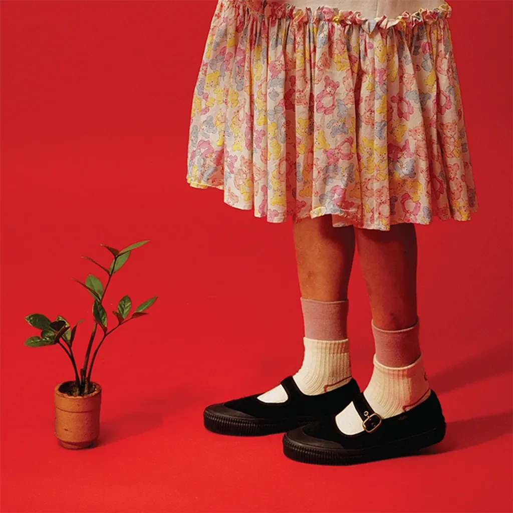 GOODPAIR SOCKS: LAPIS | OW Peach | Double Layer Mid Socks