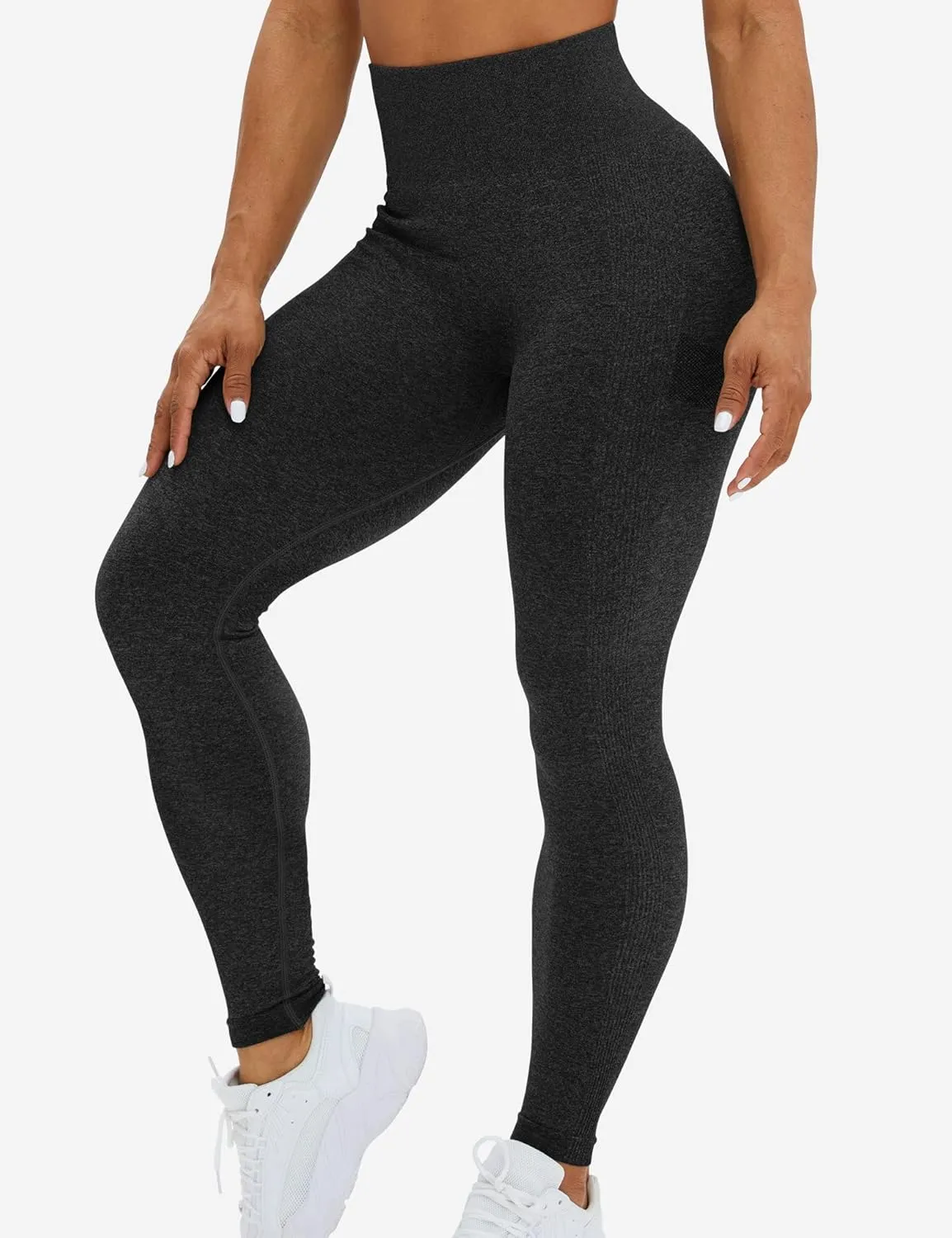 HIGORUN Tie Dye Workout Seamless Leggings for Women High Waist Gym Leggings Yoga Pants