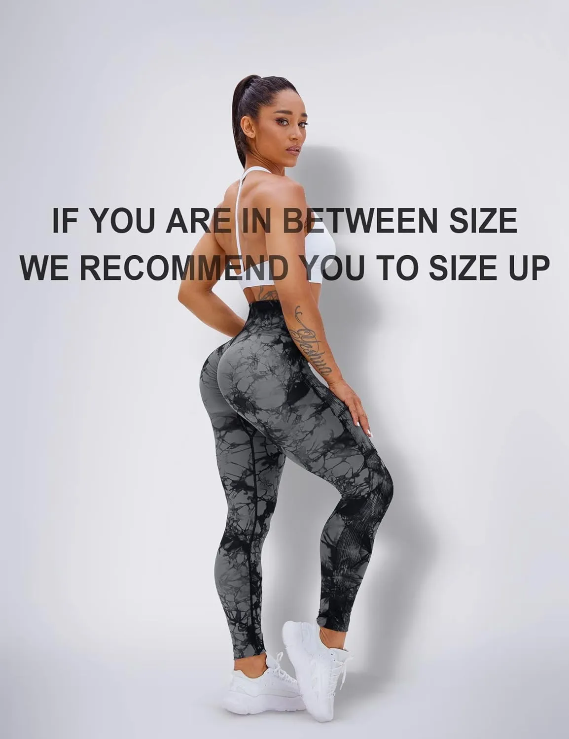 HIGORUN Tie Dye Workout Seamless Leggings for Women High Waist Gym Leggings Yoga Pants