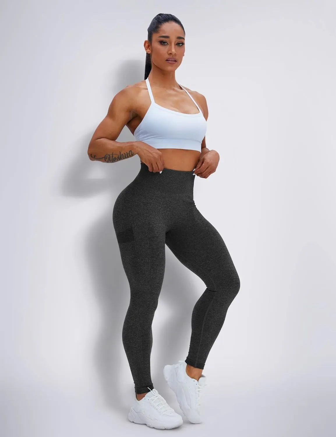 HIGORUN Tie Dye Workout Seamless Leggings for Women High Waist Gym Leggings Yoga Pants