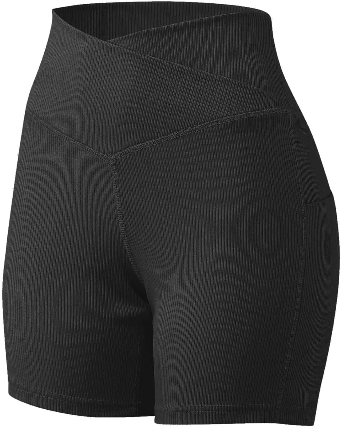 Hold Tight Shorts Biker Women High Waisted Shorts Shorts Butt Cross Waist Workout Lifting V Yoga Shorts Yoga Crazy