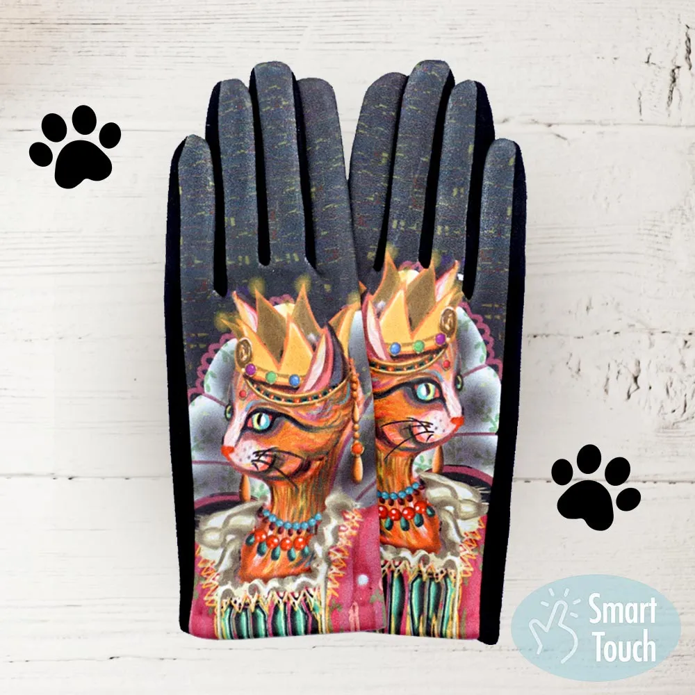 iLLASPARKZ Cat Printed Smart Gloves