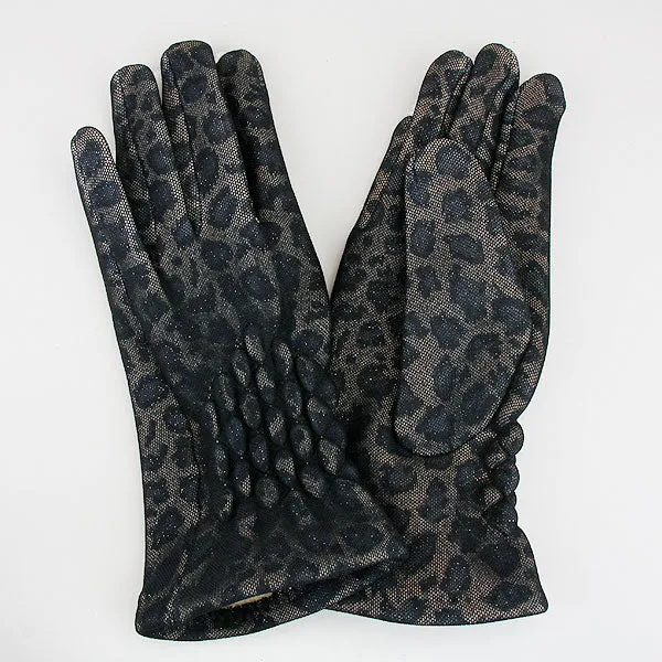 iLLASPARKZ Cotton Leopard Gloves
