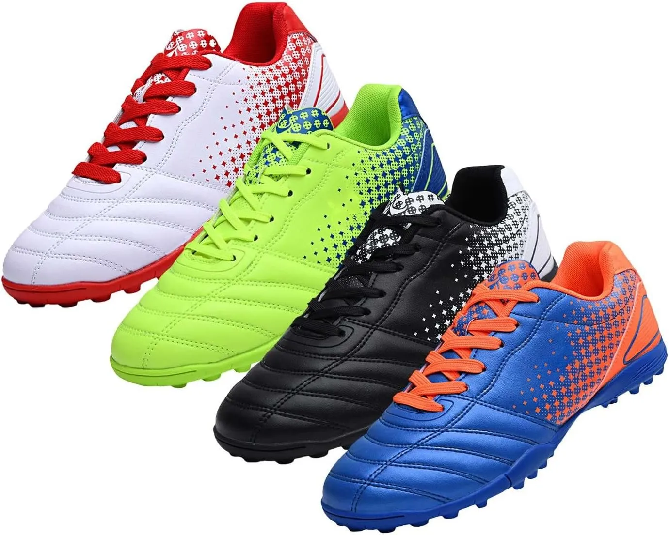 Kids Soccer Cleats Boys Girls Football Shoes High Top Training Youth Students Athletes Cleats Outdoor Sport Shoes