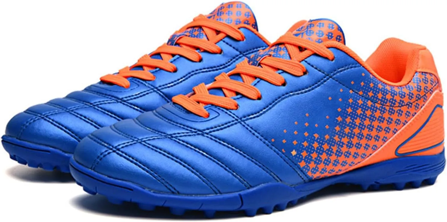 Kids Soccer Cleats Boys Girls Football Shoes High Top Training Youth Students Athletes Cleats Outdoor Sport Shoes