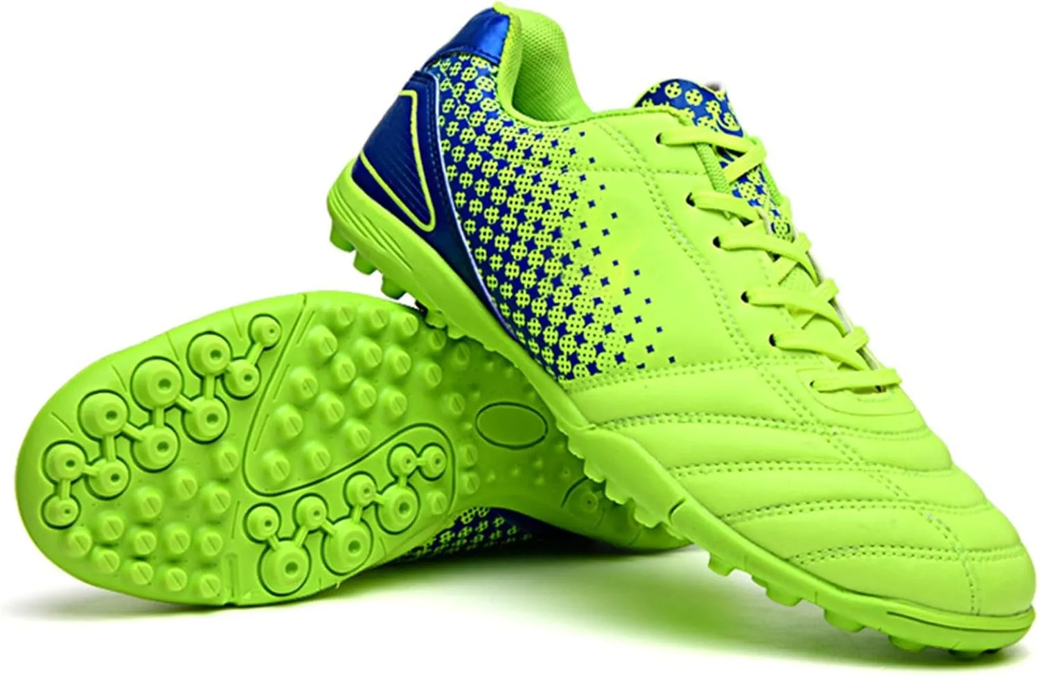 Kids Soccer Cleats Boys Girls Football Shoes High Top Training Youth Students Athletes Cleats Outdoor Sport Shoes