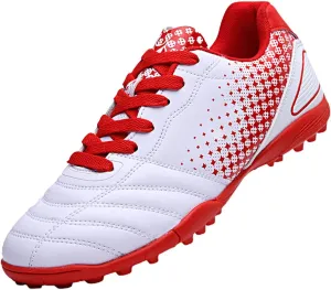 Kids Soccer Cleats Boys Girls Football Shoes High Top Training Youth Students Athletes Cleats Outdoor Sport Shoes