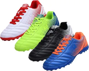 Kids Soccer Cleats Boys Girls Football Shoes High Top Training Youth Students Athletes Cleats Outdoor Sport Shoes