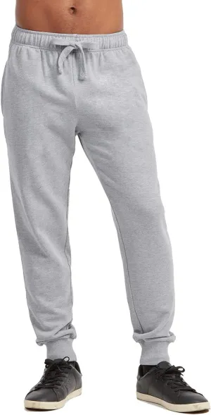 KNOCKER Sweatpants/Joggers - Men's Active Stretch Open Bottom Terry Sweatpants/Joggers with Pockets