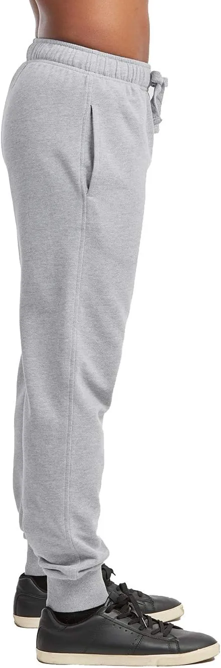 KNOCKER Sweatpants/Joggers - Men's Active Stretch Open Bottom Terry Sweatpants/Joggers with Pockets