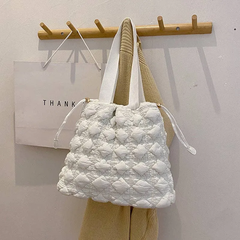 Ladies Puffer Light Weight Cloud Handbag (2 Colors)