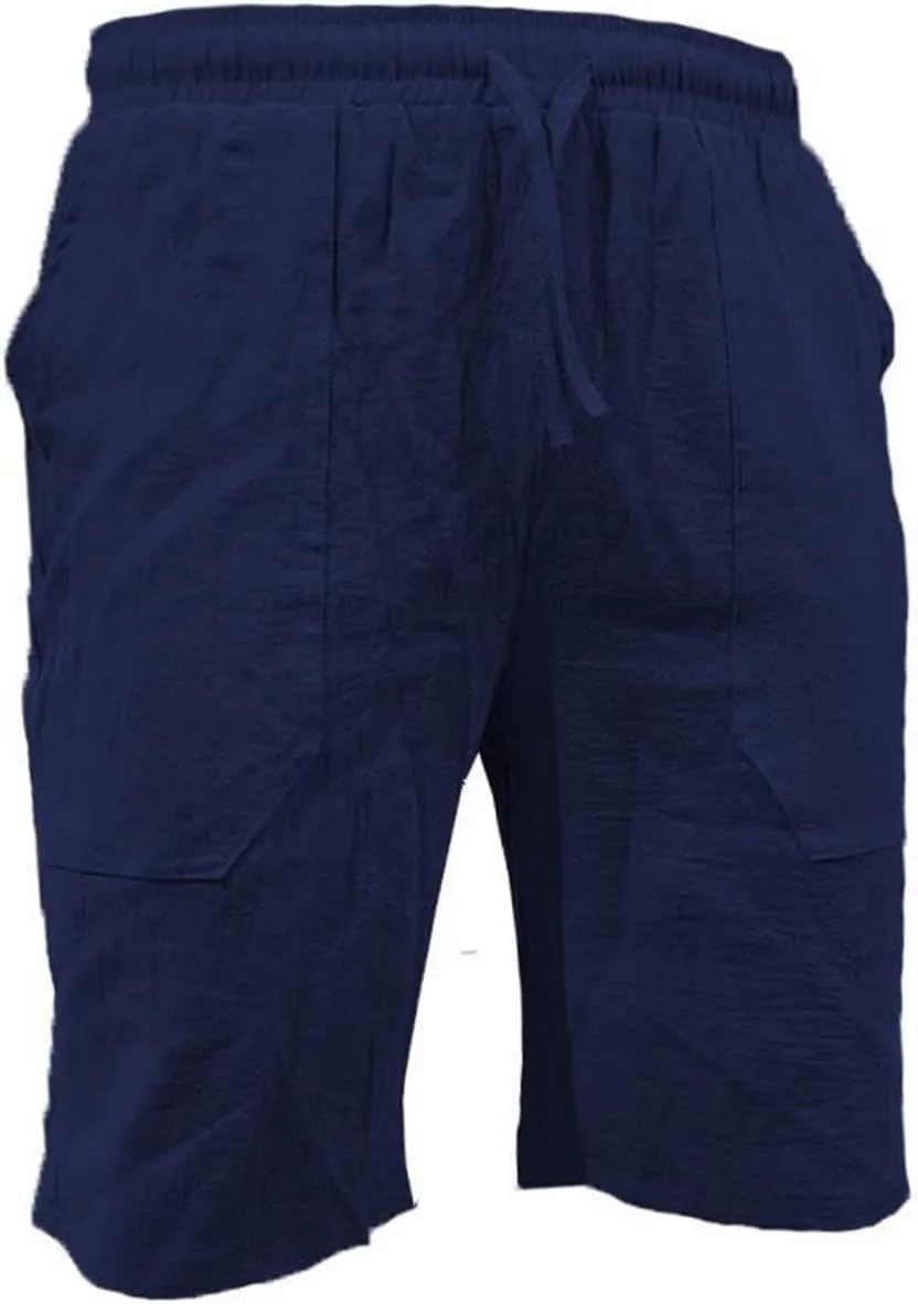 LCMTWX Men's Cargo Shorts Men's Sports Shorts Beach Shorts Casual Cotton Linen Shorts Men Cargo Shorts Men's Jean Men