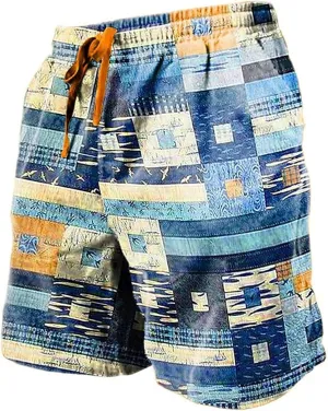 LCMTWX Men's Cargo Shorts Men's Sports Shorts Beach Shorts Casual Cotton Linen Shorts Men Cargo Shorts Men's Jean Men