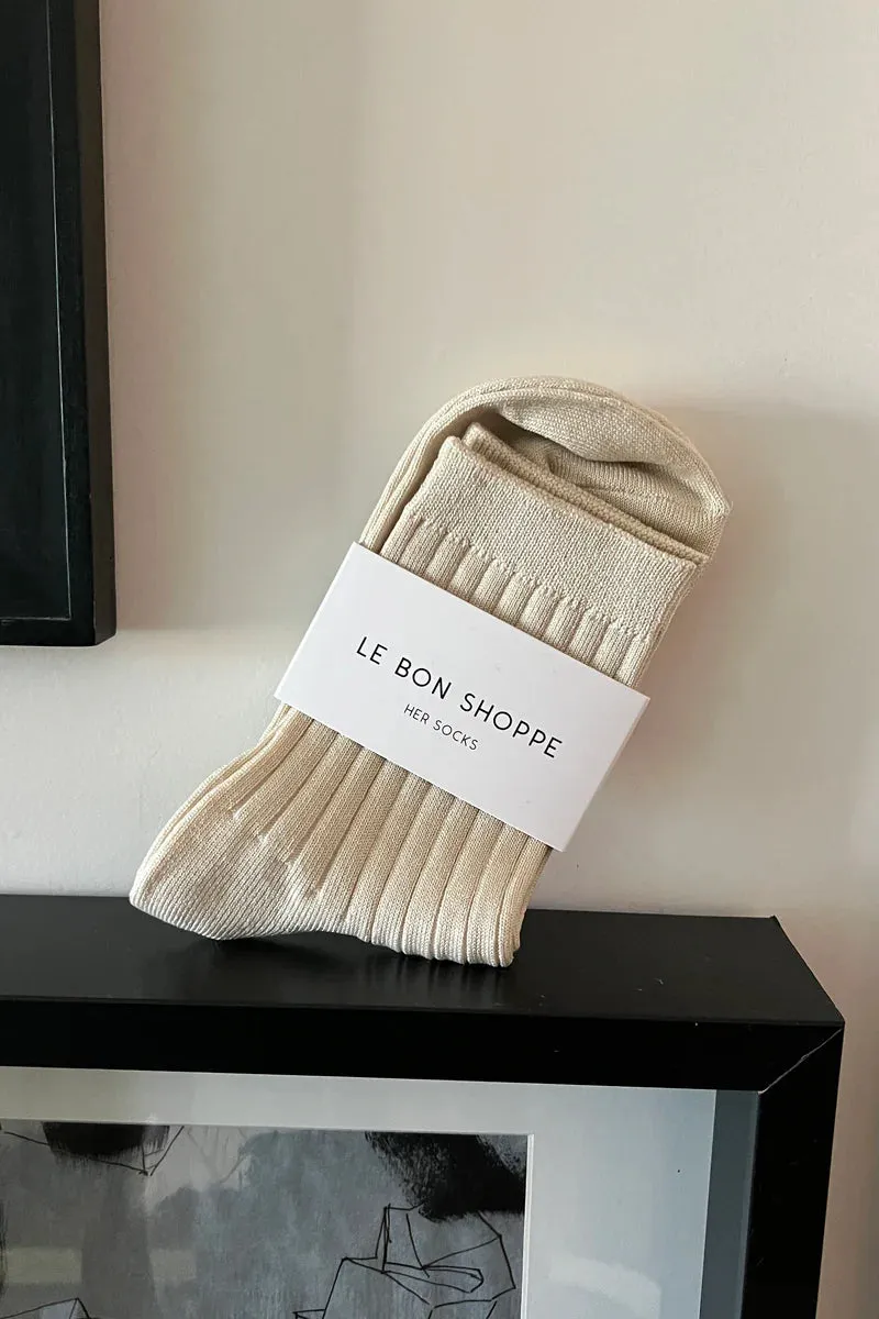 LE BON SHOPPE - Her Socks - Porcelain