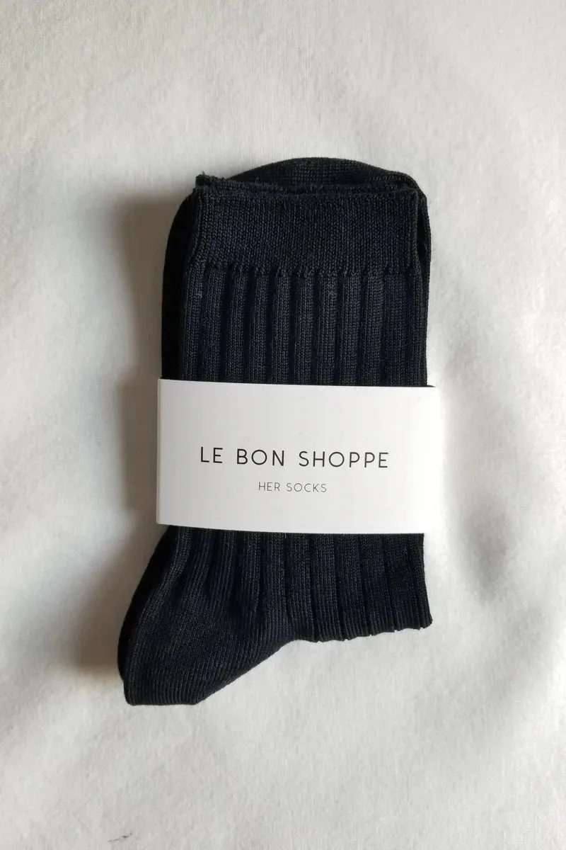 LE BON SHOPPE - Her Socks - True Black