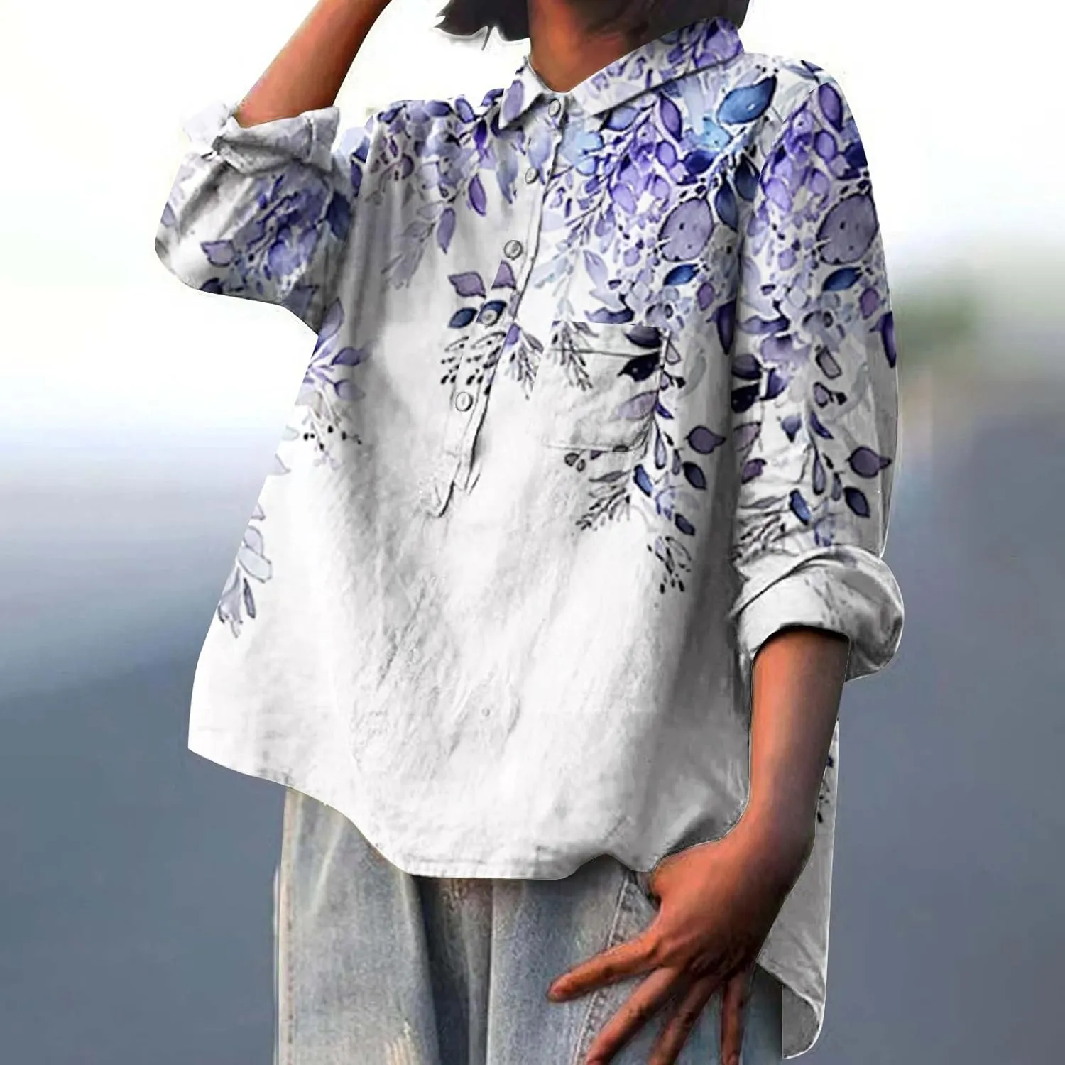 Linen Blouses for Women Dressy Linen Sleeveless Top Men Men's T-Shirts&Tanks Big and Tall