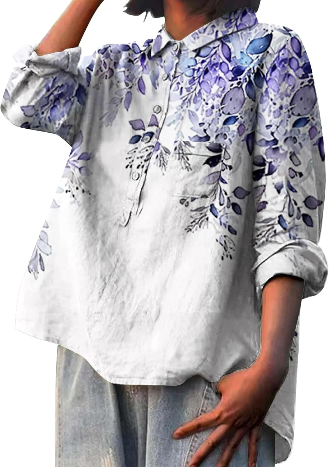 Linen Blouses for Women Dressy Linen Sleeveless Top Men Men's T-Shirts&Tanks Big and Tall