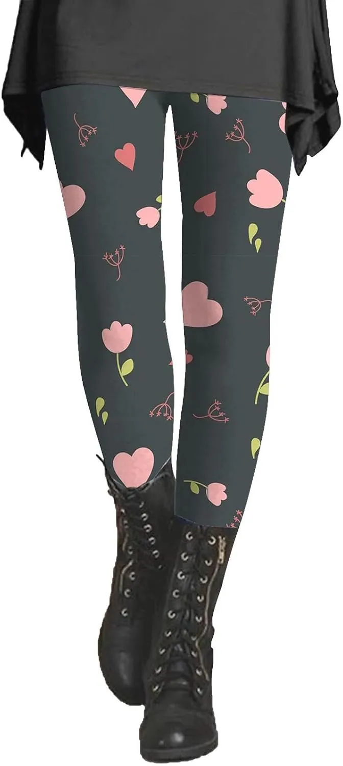 Litetao Leggings for Women with Pockets Casual Elastic High Waist Workout Leggings Stretchy Athletic Tights Trousers