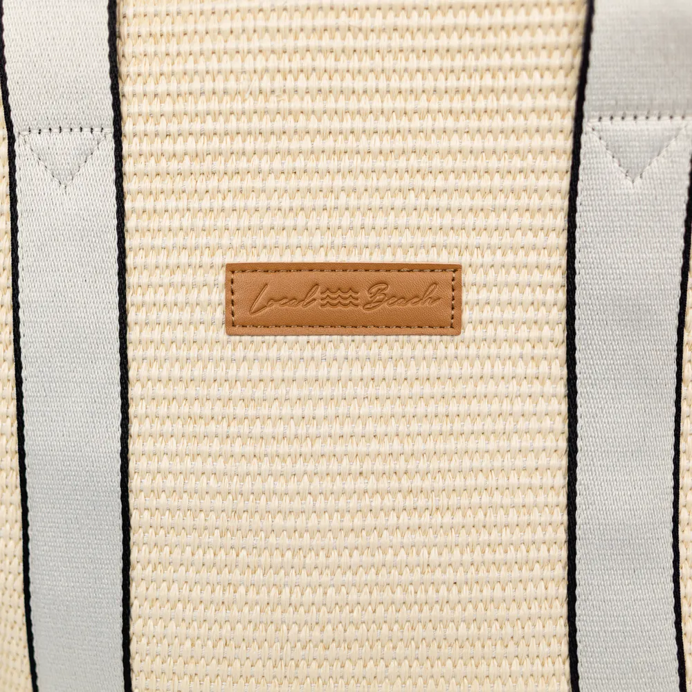 Local Beach Raffia Woven Tote