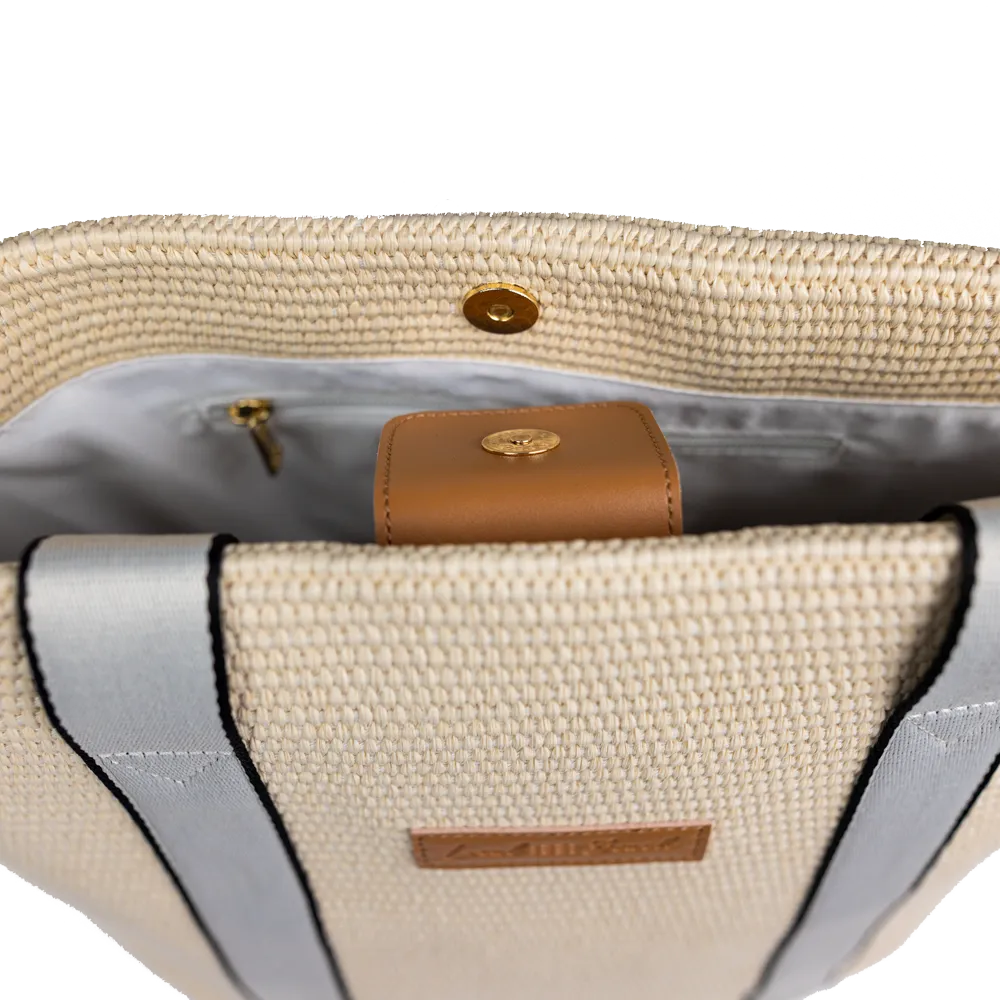 Local Beach Raffia Woven Tote