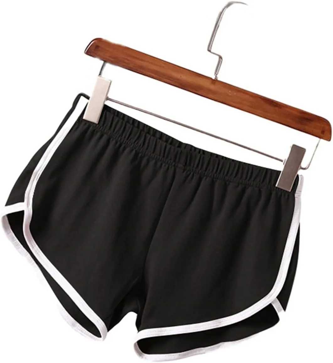 maisdgop Yoga Shorts for Women 3 Pack High Waisted Running Shorts Trendy Workout Dolphin Shorts Casual Summer Biker Shorts