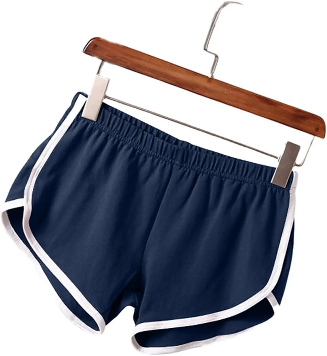 maisdgop Yoga Shorts for Women 3 Pack High Waisted Running Shorts Trendy Workout Dolphin Shorts Casual Summer Biker Shorts