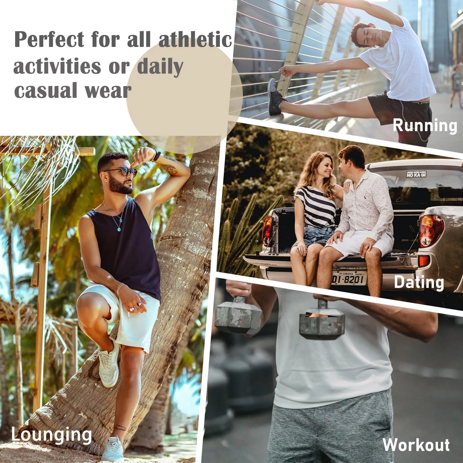 Mens 5.5 Inch Sweat Shorts Mens Athletic Gym Shorts 5 Inch Inseam Cotton Shorts for Men Gym Shorts with Pockets
