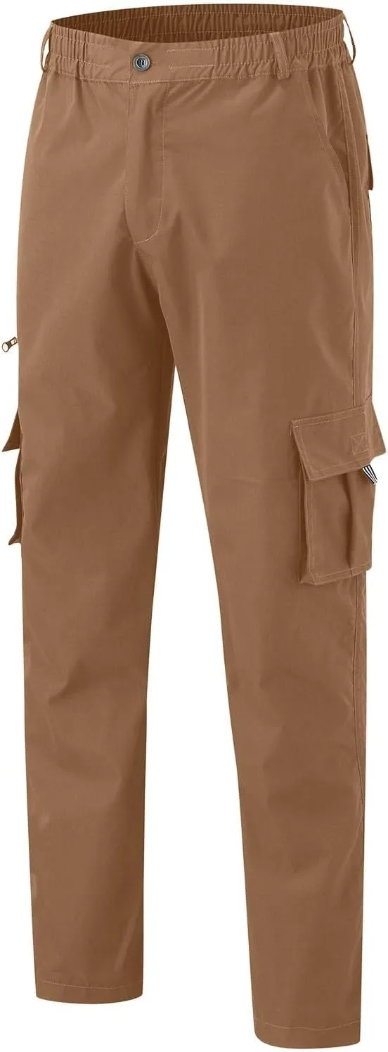 Men's Active Athletic Casual Tricot Color Pants Men's Overalls Drawstring Pants Men's Running Tactical Sweatpants