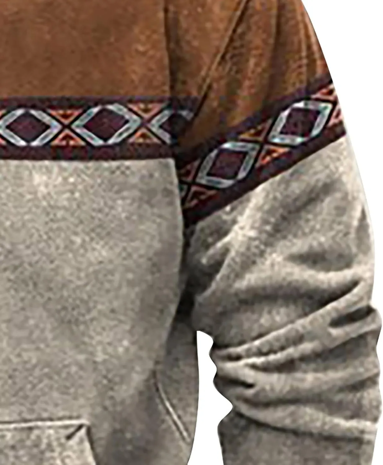Men's Casual Fashionable Loose and Trendy Printed Hooded Long Sleeved Sweatshirt Sweatshirts for Men