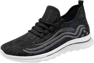 Men's Fashion Sneakers Sneakers for Men Men's Supportive Running Shoes Athletic on Shoes Men Hands Free Slip On Sneaker White Tennis