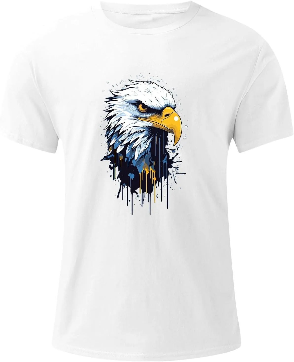 Men's Graphic T Shirts Funny Printing Short Sleeve Round Neck Summer T Shirts Casual Hawaiian Beach Vacation Tops