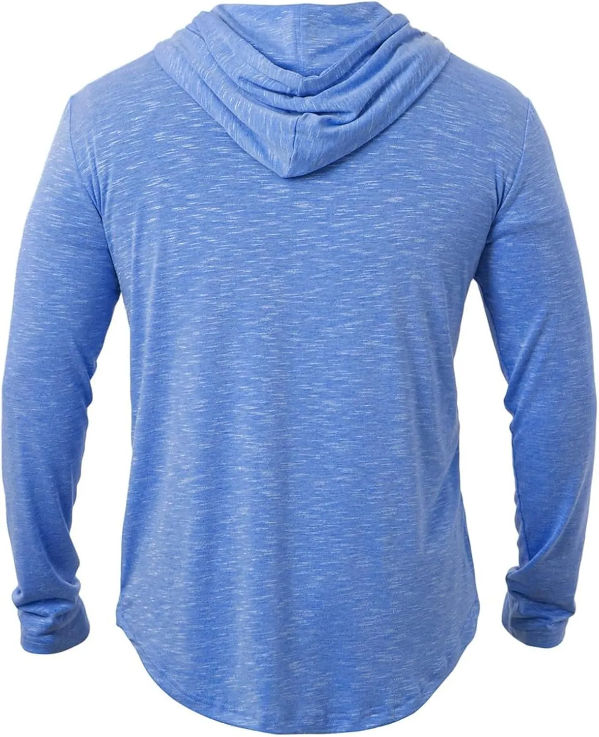 Mens Hoodie Shirts Long Sleeve Solid Color Hooded Sweatshirts Tops Lightweight Plus Size Loose Fit Pullover Shirt S-2XL