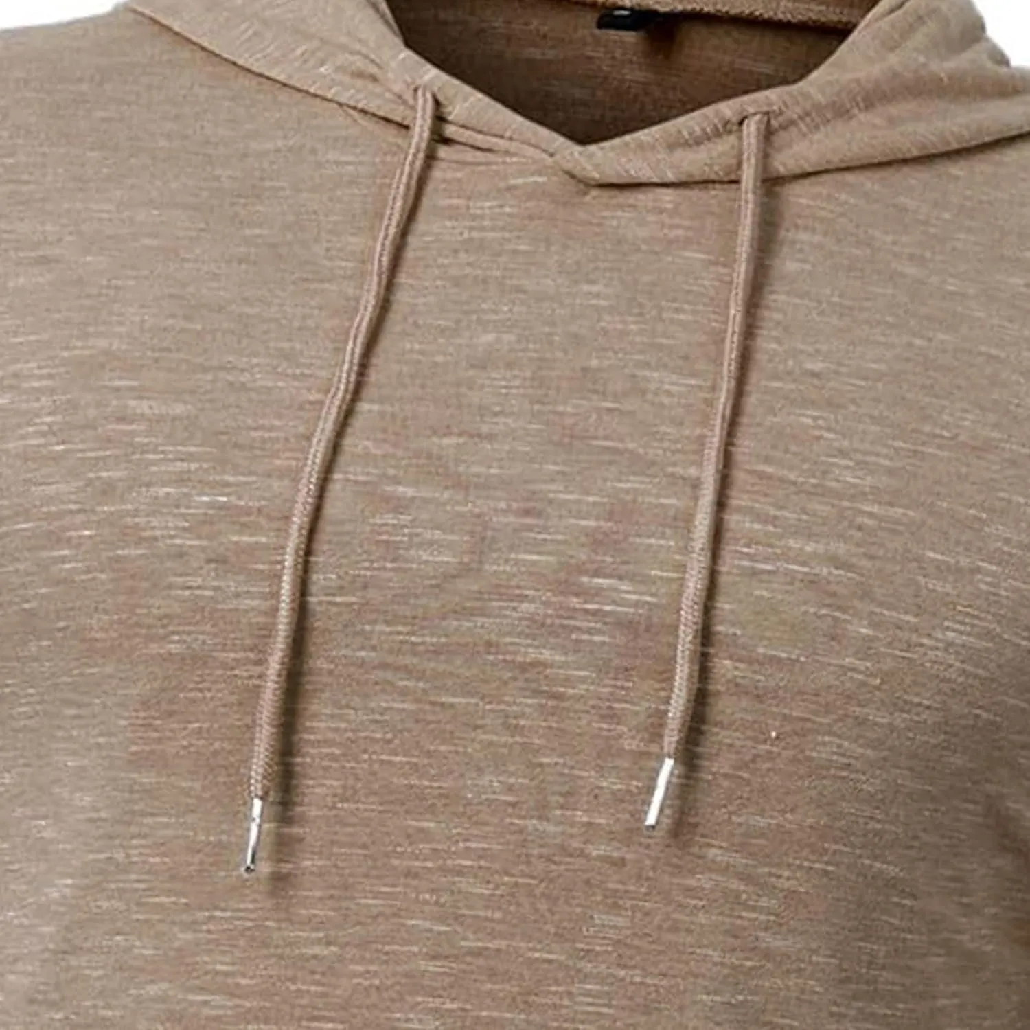 Mens Hoodie Shirts Long Sleeve Solid Color Hooded Sweatshirts Tops Lightweight Plus Size Loose Fit Pullover Shirt S-2XL