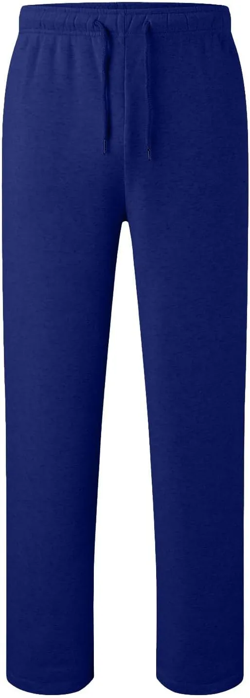 Men's Sweatpants Gym Running Workout Joggers Pants Fitness Track Athletic Solid Trousers Drawstring with Pockets