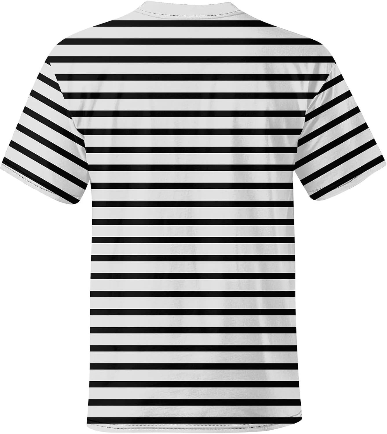 Men's T Shirts Summer Short Sleeve Striped T-Shirt Crewneck Casual Loose Tee Tops Graphic T Shirts, S-4XL