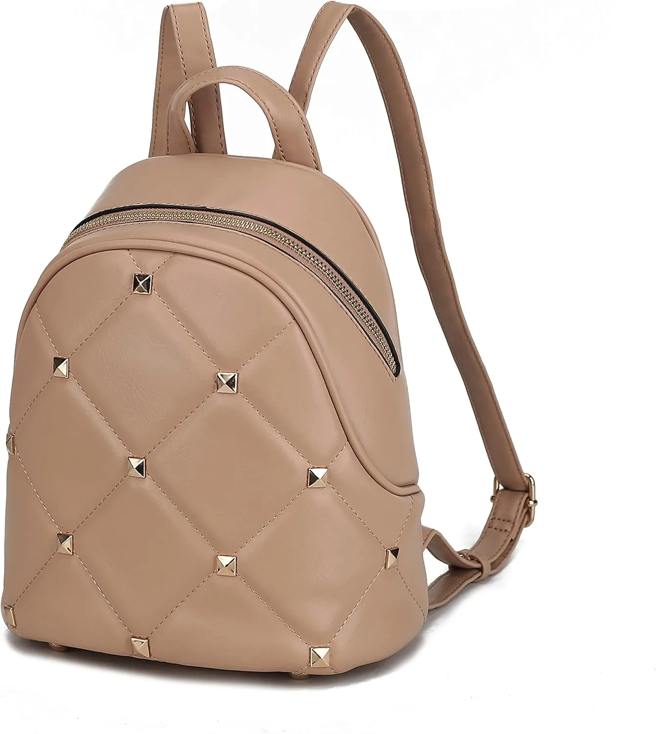 MKF Collection Backpack for women, Vegan Leather Top-Handle satchel Lady Travel Bookbag