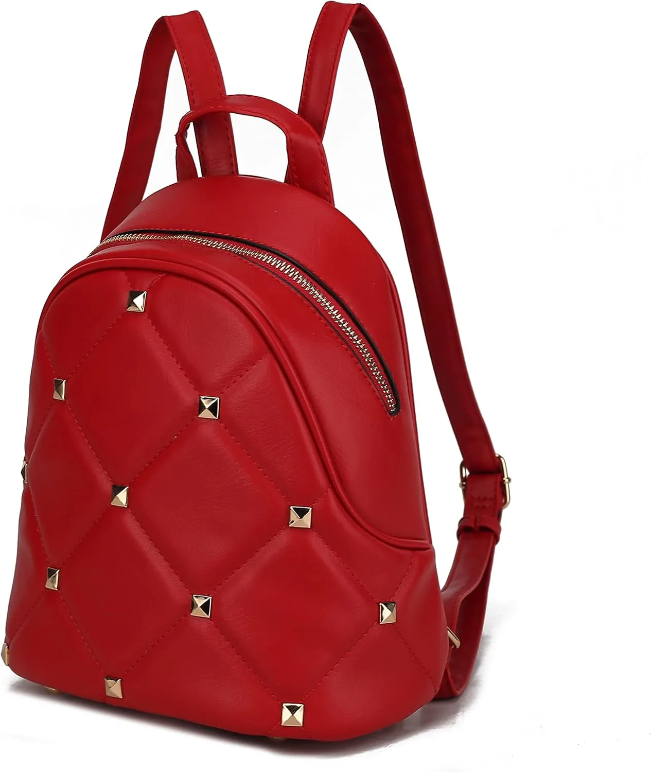MKF Collection Backpack for women, Vegan Leather Top-Handle satchel Lady Travel Bookbag