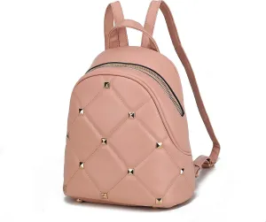 MKF Collection Backpack for women, Vegan Leather Top-Handle satchel Lady Travel Bookbag