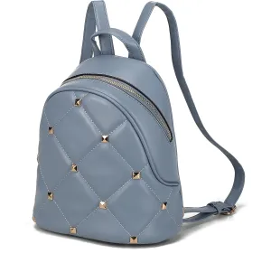 MKF Collection Backpack for women, Vegan Leather Top-Handle satchel Lady Travel Bookbag