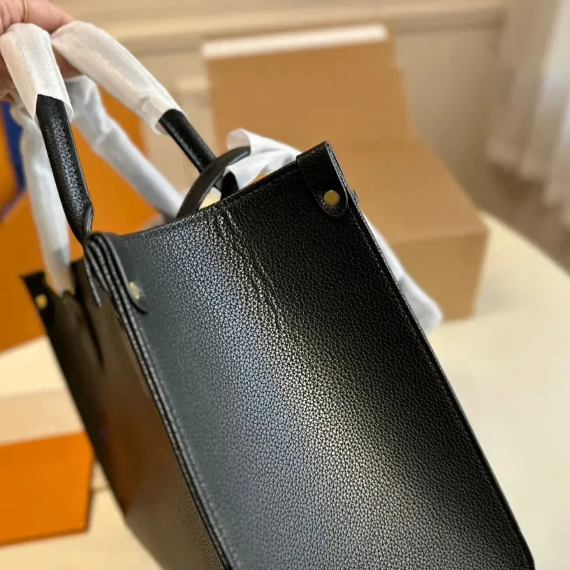 New Embossed Tote Bag for Women Large Capacity Leather Handbag Shopping Bags Neverfull Shopping and Crossbody Women's Shoulder Bag Traveling and On-the-Go Style